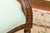 1920s Pair of French Louis XVI Revival Fruitwood Fauteuil Arm Chairs, Circa 1910–1920 For Sale - Image 5 of 7