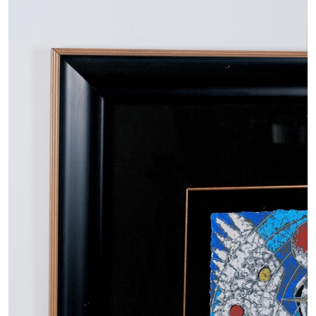 Chinese 1992 Tiefeng Jiang "Joy" From Nature Suite Hand Signed & Numbered Limited Edition Hc 15/20 Framed Deckled Serigraph For Sale - Image 3 of 7