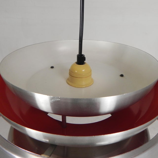 Vintage Aluminum Pendant Lamp from Lakro Amstelveen, 1960s For Sale - Image 14 of 16
