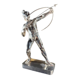 Art Deco Roman Archer Statue by Hermann Eichberg