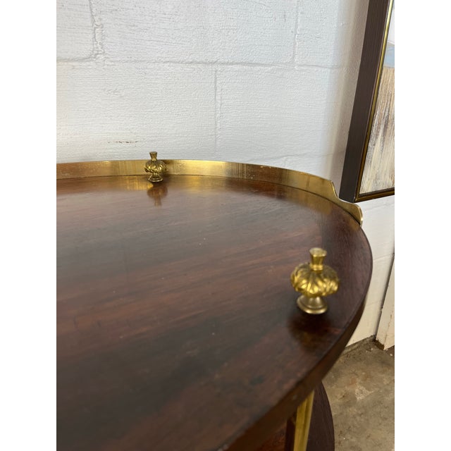 Metal LaBarge Hollywood Regency Brass and Glass Hooved Feet Cocktail Table, 1960s For Sale - Image 7 of 12