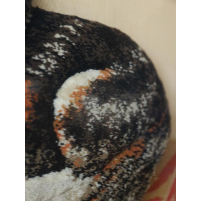 Large Framed 19th Century Folk Art Woolwork of a King Charles Spaniel on a Cushion For Sale - Image 13 of 15