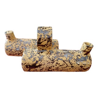 Vintage Catalan Ceramics, 1940s, Set of 2 For Sale