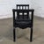 Black Late 20th Century French Country Black Painted Bench W/Woven Rush Seat & Cabriole Legs For Sale - Image 8 of 18