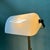 Vintage Bankers Lamp with White Glass Lampshade For Sale - Image 3 of 9