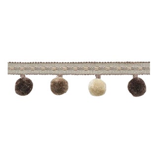 Sample - Schumacher Poms in Taupe For Sale