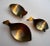 Mid-Century Modern Circa 1960s Mexican Mixed Metals Footed Dish & Ashtrays - Set of 3 For Sale - Image 3 of 9