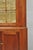 Antique Colonial Primitive Cherry Wood Glass Front Corner China Cabinet Cupboard For Sale - Image 9 of 18