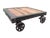 Industrial French Dolly Cart Vintage Coffee Table For Sale