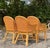 Vintage Coastal Cane Rattan Dining Chairs After McGuire - Set of 4 For Sale - Image 9 of 12