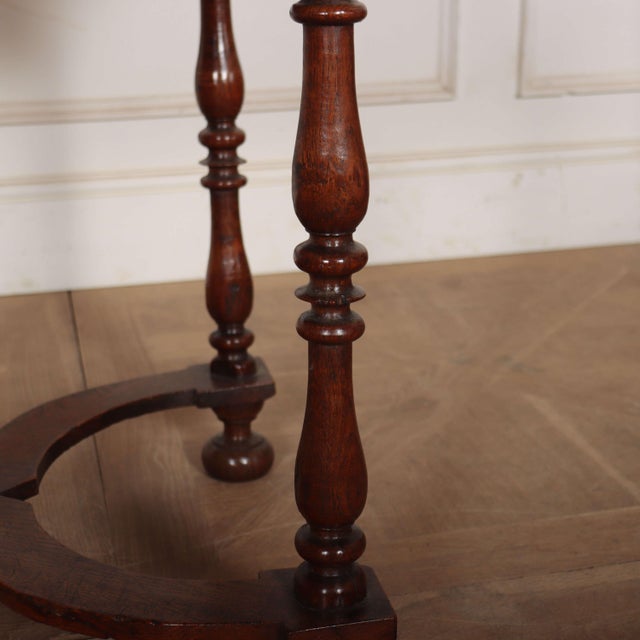 English Side Table in Oak For Sale - Image 6 of 10
