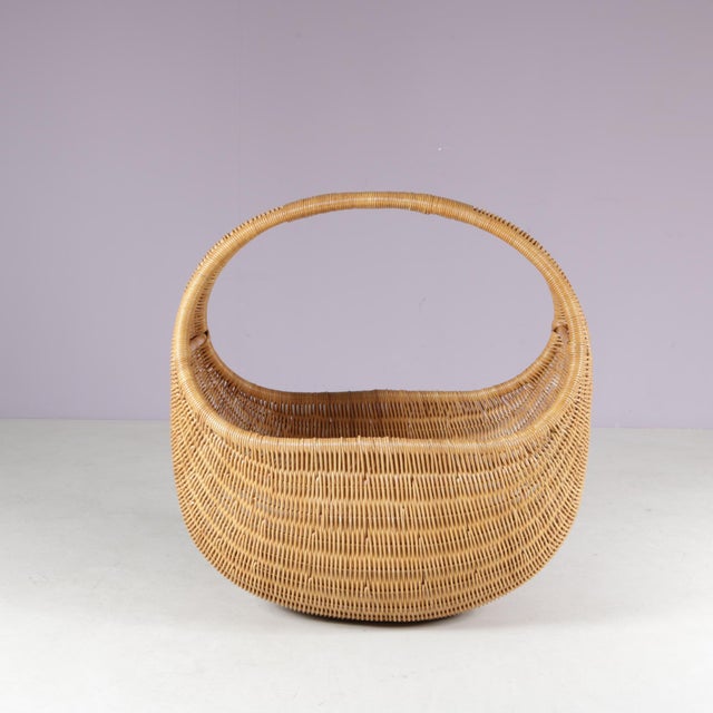 Wicker Baby Bed, Netherlands, 1960s For Sale - Image 9 of 14