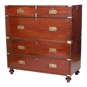 Campaign English Chest of Drawers