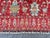 Red Hand-Knotted Afghan Chobi Ziegler Sultanabad Rug - 6'5" X 5'0" For Sale - Image 8 of 12