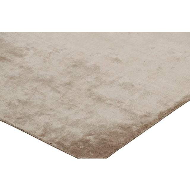 Rug & Kilim’s Oversized Contemporary Textural Solid Rug in Beige Tones - 11x18 For Sale In New York - Image 6 of 7