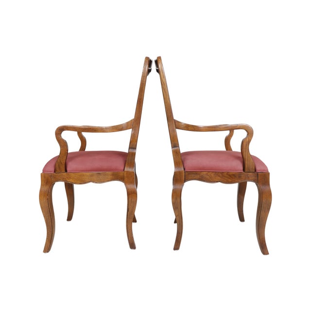 French Country Baker Furniture French Country Armchairs, a Pair For Sale - Image 3 of 11