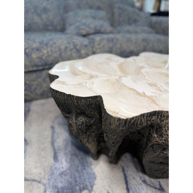 Contemporary Fossilized Coffee Table For Sale - Image 3 of 6