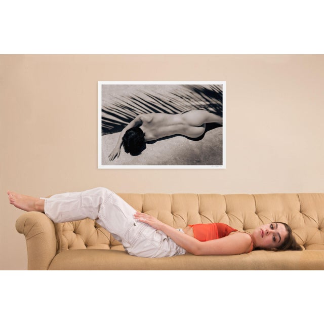 Fine Art Photograph | Signed Original Limited Edition of 5 | "Fille Dans Une Ombre Feuillue" Contemporary Figurative Nude Woman by Aaron Knight For Sale In Charleston - Image 6 of 8