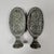 Pair of French Provincial Style Carved Wood Table Lamps With Bronze Finials For Sale - Image 4 of 8