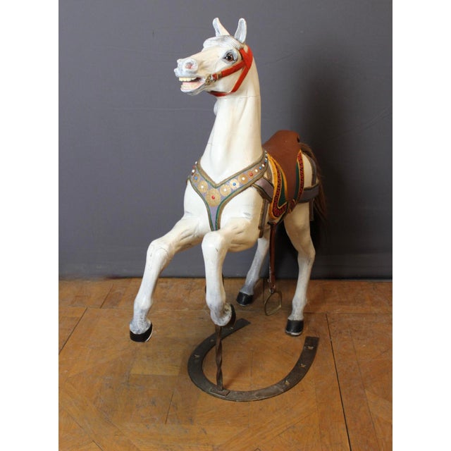 German Artist, Carving Carousel Horse, 1900, Wood For Sale - Image 6 of 17