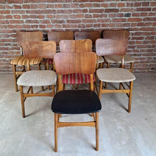 Vintage Teak Chairs, Denmark, 1960s, Set of 4 For Sale - Image 4 of 9