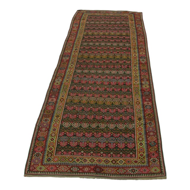 Antique Kilim Runner Rug 17'2'' X 6'11'' For Sale