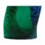 Italian Artisanal Green Murano Glass Vase, 1970s For Sale - Image 13 of 13