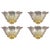 Wall Sconces in Gold, 1980, Set of 4 For Sale - Image 11 of 11