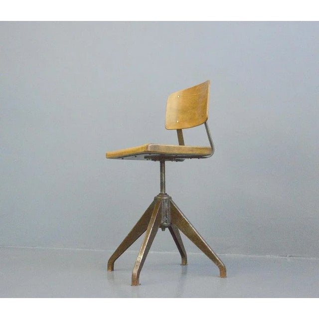 Swivel Chair Model XIII by Robert Wagner for Rowac, 1920s For Sale - Image 9 of 10