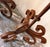 Late 20th Century Vintage Rustic Wrought Iron Spanish Revival Style Candle Holders Converted to Table Lamps, Circa 1980s- A Pair For Sale - Image 5 of 12