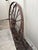 These American farm equipment antique iron wagon wheels are from the late 1800's and are used now days mostly as yard art....