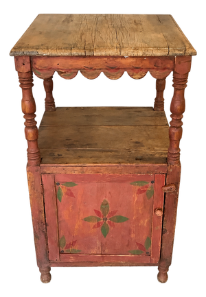 Antique Primitive Tea Cabinet