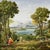 1: Commodity: Classical Roman Bucolic Hand-Painted Pastoral Landscape Mural 2: Handicrafts: 100% handmade and hand-...