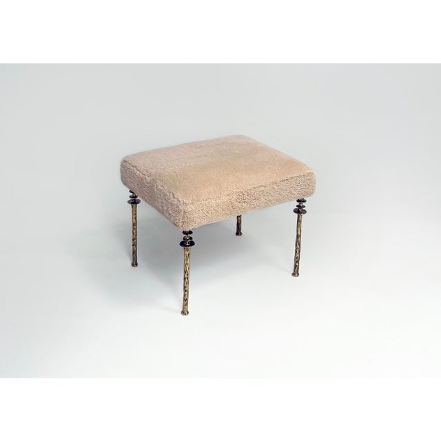 Bourgeois Boheme Atelier Sorgue Stools. Gold Bronze - Set of 2 For Sale - Image 4 of 11