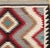 Authentic Navajo Rug Handwoven Wool Eye-Dazzler, Red & Grey Diamond Pattern For Sale - Image 4 of 18