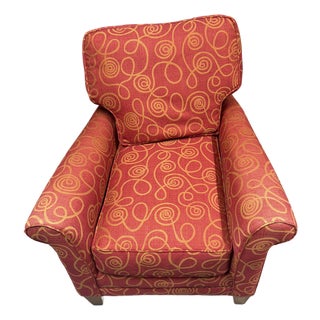 Lee Industries Style 1193 Upholstered Lounge Chair – Made in Usa 2007 For Sale