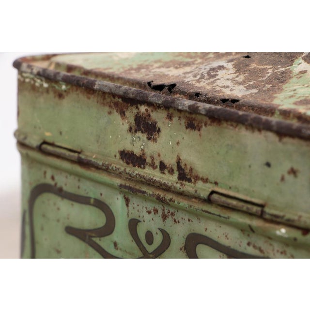 Vintage Bergers Germania-Cacao Storage Tin, Early 20th Century For Sale - Image 11 of 14