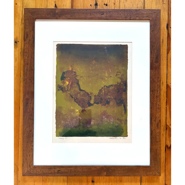 Silkscreen print sign in pencil. 11” x 14” Martin’s paintings have been widely exhibited and collected throughout the...