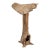 Artisanal Hand-Carved Teak Root Mushroom Sculpture For Sale