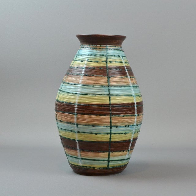 Large Vase from Scheurich, 1960s For Sale - Image 11 of 12