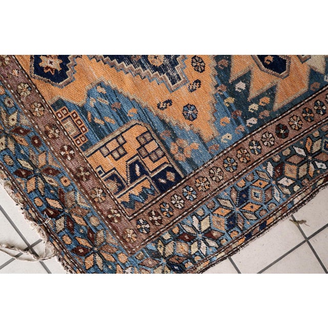 1900s, Handmade Antique Caucasian Shirvan Rug 4.1' X 6.2' For Sale - Image 11 of 14