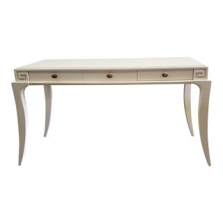 1990s Thomas Pheasant for Baker Furniture Greek Key Desk For Sale