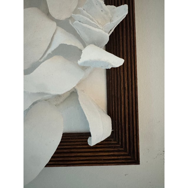 Contemporary Large Southern Magnolia Branches, Papier-Mâché and Plaster Sculpture For Sale - Image 3 of 7