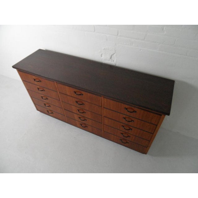 Mid-Century Shop Filing Cabinet with Drawers, 1950s For Sale - Image 6 of 13