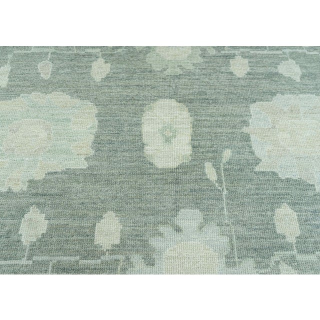 Turkish Turkish Oushak Rug 8' x 10'5" #19427 For Sale - Image 3 of 8