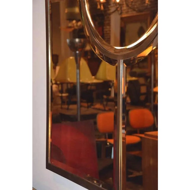 Contemporary Design Frères Solid Brass Beveled 'Quadrature' Mirrors - a Pair For Sale In Los Angeles - Image 6 of 9