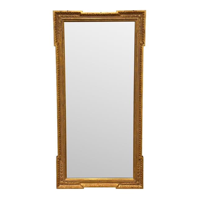 Neoclassical Giltwood Wall Mirror, Antique For Sale