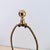 1980s Vintage Stiffel Cream Ceramic & Brass Table Lamp, Octagonal Form For Sale - Image 5 of 7