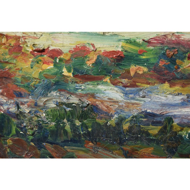 Paula Wimmer, Nymphenburg Palace Park (Munich), 1920s, Oil Painting on Canvas, Framed For Sale - Image 7 of 10