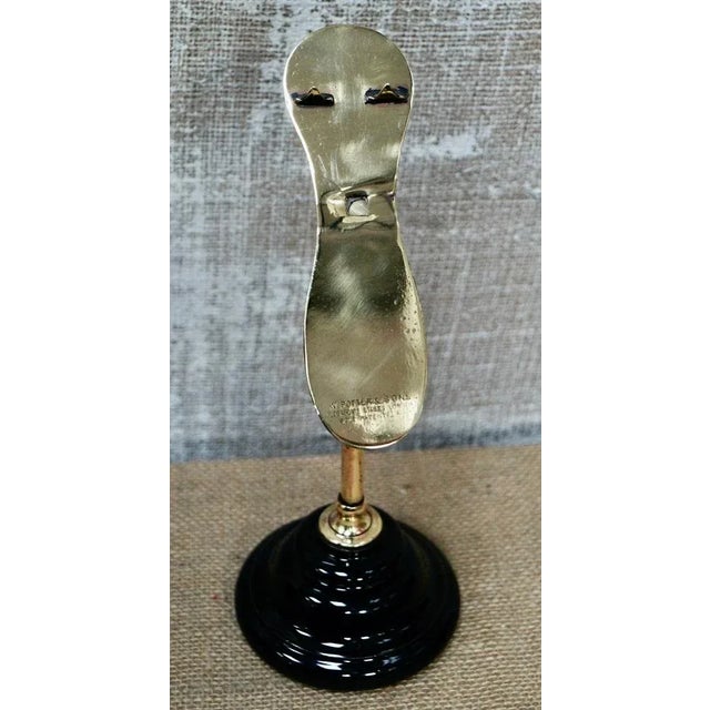 Victorian Brass Shoe Display Stand For Sale - Image 10 of 10